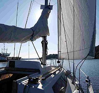 Déco de voiles.