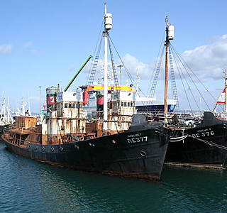 Bateaux de pêche rencontrés en mer