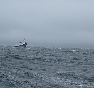 Bateaux de pêche rencontrés en mer