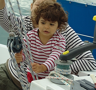 Famille en voyage
