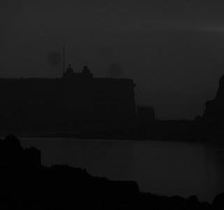 La mer en noir et blanc, rien que la mer, rien que du noir et blanc !