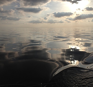 La pétole ! Du temps pour les photos...