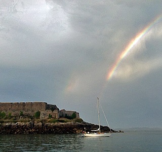 Éclairs, trombes et ciels d'orage