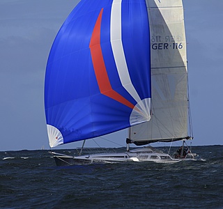 Sous spi dans la brise